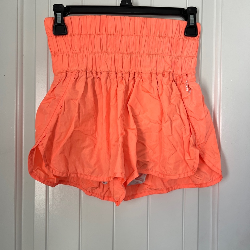 Free People Orange Shorts